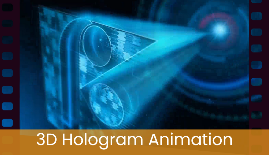 3D Hologram Animation
